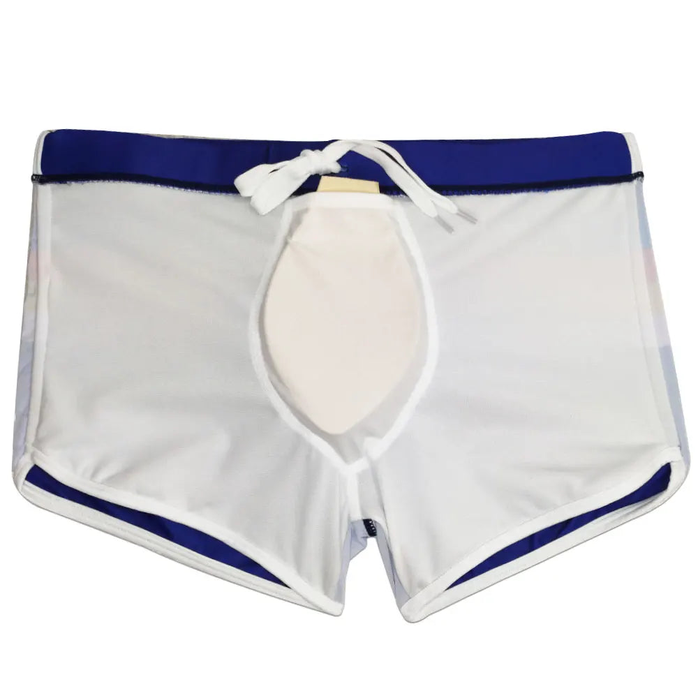 Men's STRIPED Swim trunks Swimwear