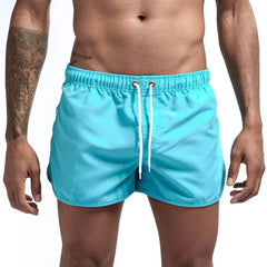 Men's Swimming Shorts Quick Drying Beach Cool Swim Trunks Men Swimsuit Sports Breathable Surf Bottom for Men Summer