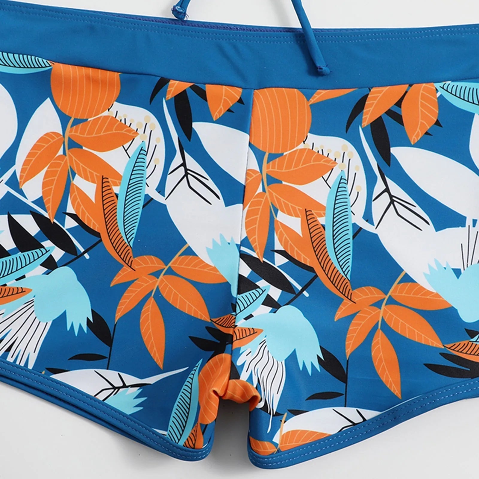 PLANT Bikini shorts Set  High Waist Swimsuit 2 Pieces Plant Print  Bathing Swim Suit Beachwear