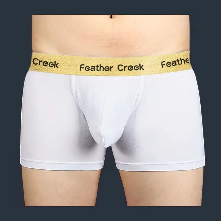 Pouch Men's Briefs - Large Front Pocket U Convex Flat Foot Triangle Sexy Shorts head fork sexy fashion