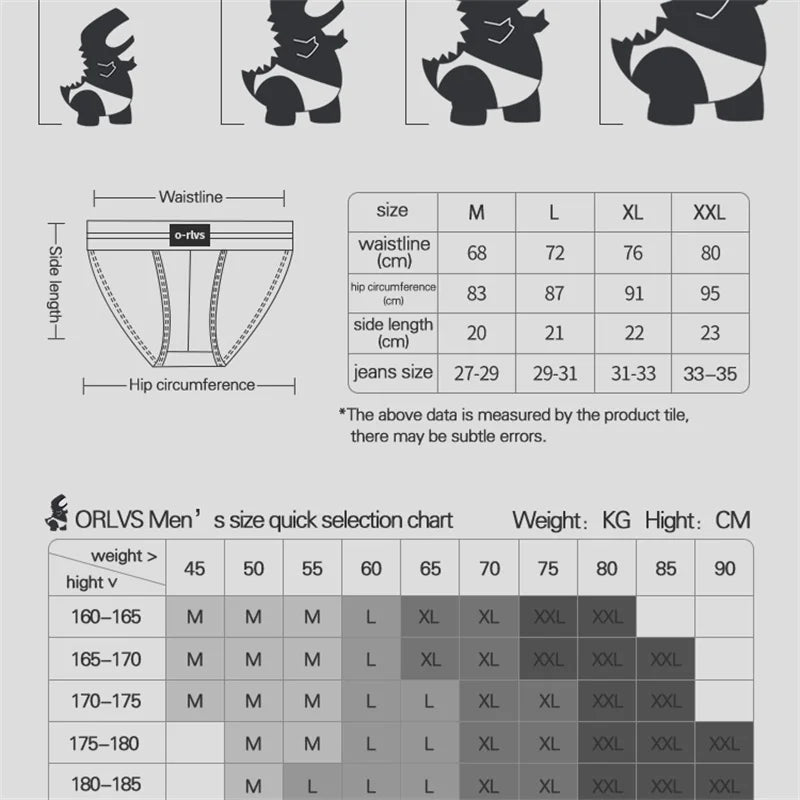 Seamless Men's Briefs with Wide Band