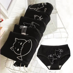 5pcs Cotton Cartoon Cute Panties