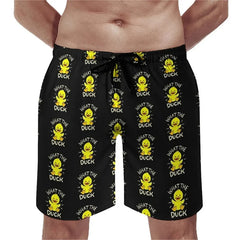 Summer New 3D Printed Cute Animal Yellow Duck Beach Shorts For Men Kid Funny Streetwear Swimming Trunks Fashion Cool Short Pants