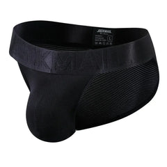JOCKMAIL Underwear Briefs Underpants Nylon Mesh Quick Dry Men's Briefs Bikini Slip Men's Tanga Briefs Nylon  SPANDEX