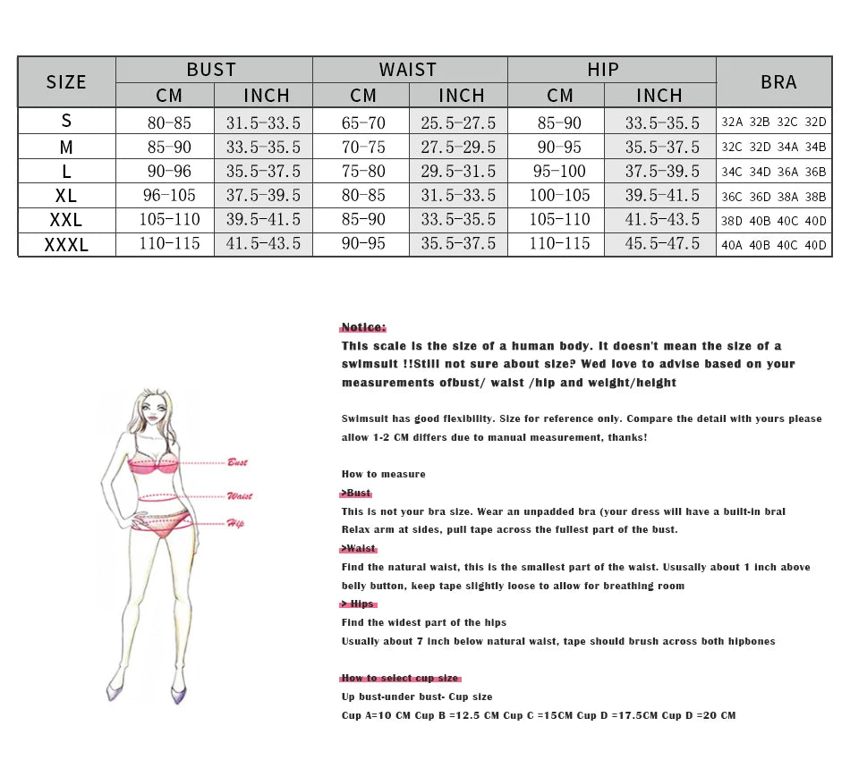 HAWAIIAN  Women's Swimsuit Swimwear Female Sexy Bikinis Set Push Up Swimming Bathing Suit Bohemian Women Swumsuit 2 Piece Sets