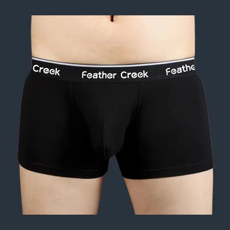 Pouch Men's Briefs - Large Front Pocket U Convex Flat Foot Triangle Sexy Shorts head fork sexy fashion
