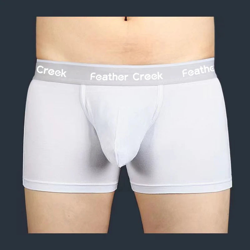 Pouch Men's Briefs - Large Front Pocket U Convex Flat Foot Triangle Sexy Shorts head fork sexy fashion