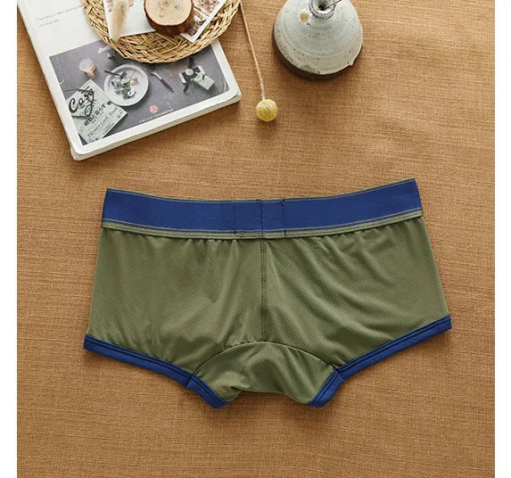 Aussiebum men's boxers Mesh underwear low waist fashion jockstrap comfortable breathable elastic letter youth shorts