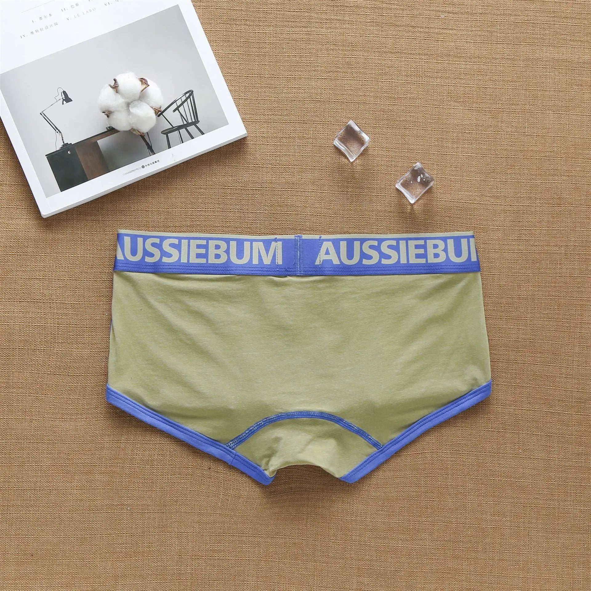 Aussiebum men's boxers low waist cotton fashion trend underwear low waist European and American muscle youth underpants