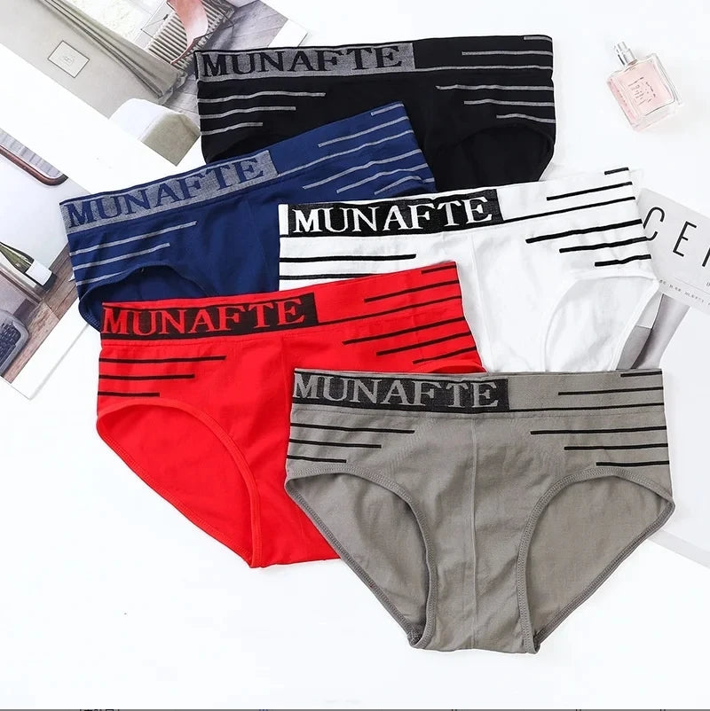 5-Piece Elastic Boxer Briefs Set