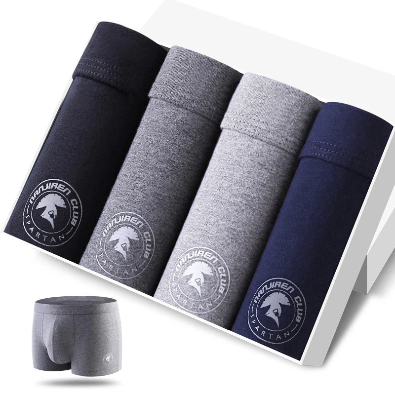 4-Piece Cotton Boxer Shorts Set