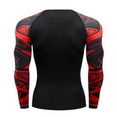 Sun Protection Second Skin Breathable Compression Shirt Men Rashguard Jiu Jitsu Fitness Gym Running Outdoors Sports T-Shirts Men