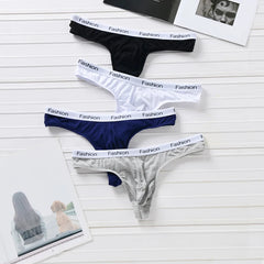 Fancave Men's Sexy Soft Thong Underwear One-Line Underwear