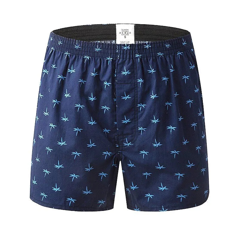 Pure Cotton Men's Boxer Shorts