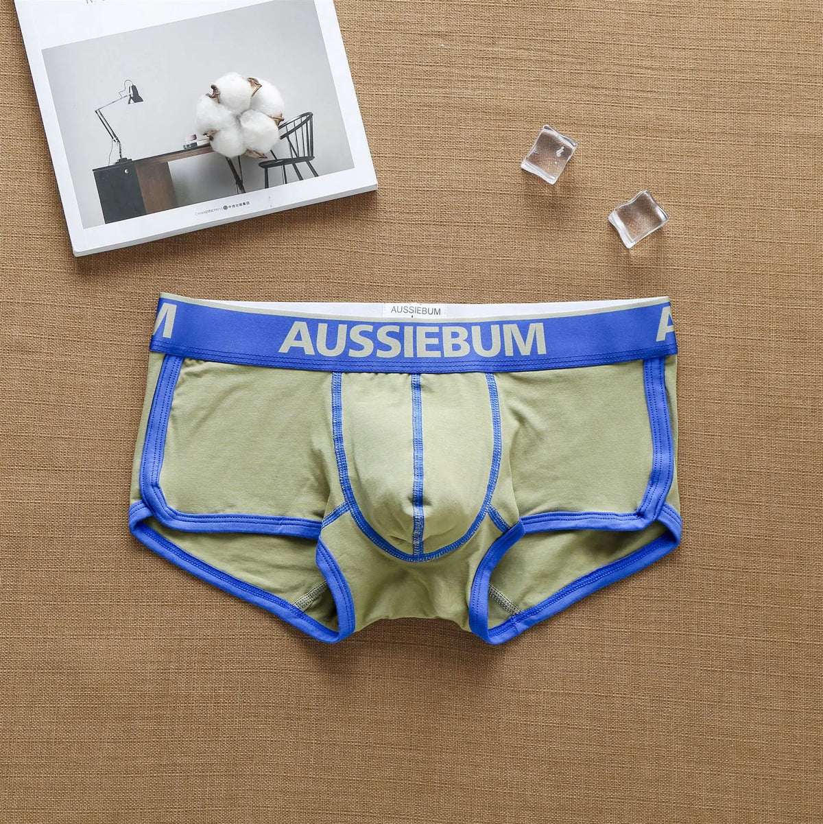 Aussiebum men's boxers low waist cotton fashion trend underwear low waist European and American muscle youth underpants
