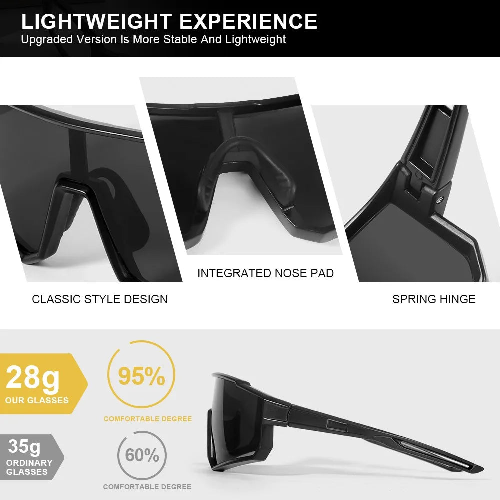 AOFLY Polarized Sunglasses Men Lightweight Frame Anti Glare Driving Fishing Golf Outdoors Photochromic Sun Glasses Male Women