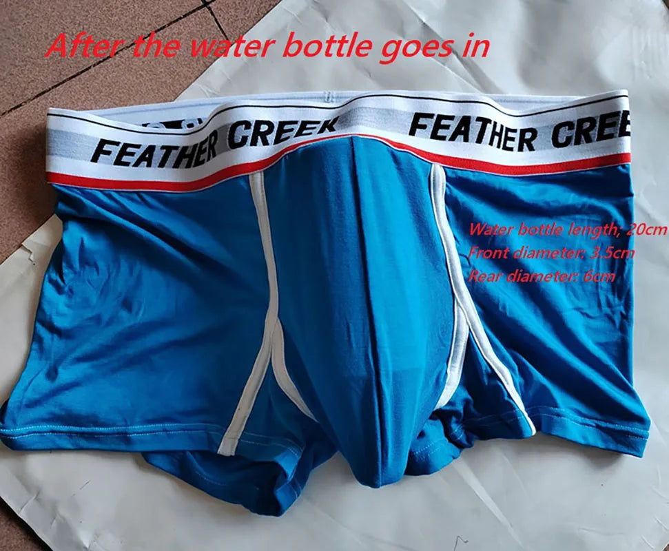 Large  Pouch men boxer super soft sexy underwear for men