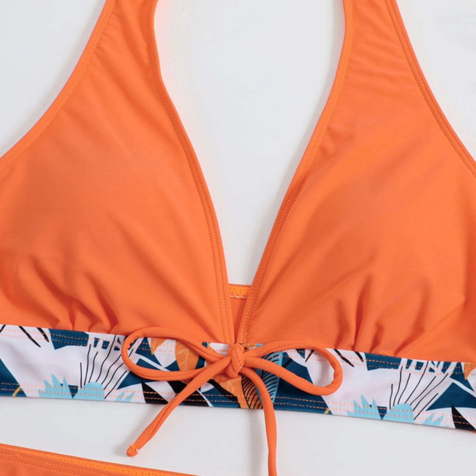 PLANT Bikini shorts Set  High Waist Swimsuit 2 Pieces Plant Print  Bathing Swim Suit Beachwear