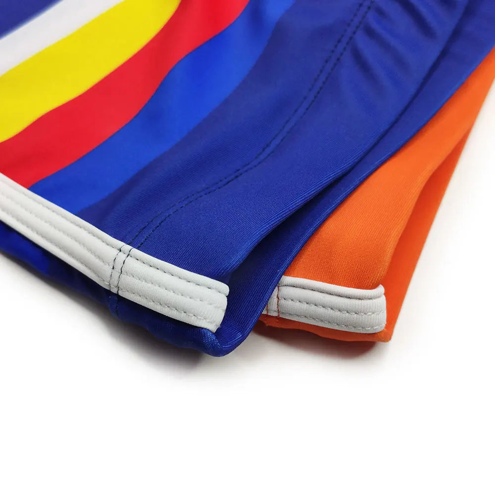 Men's STRIPED Swim trunks Swimwear