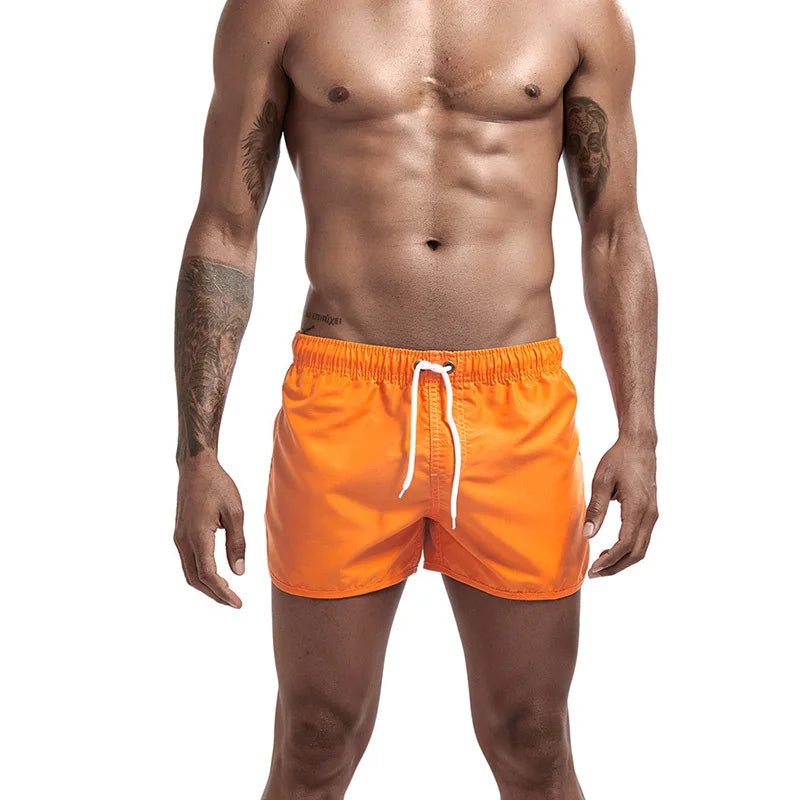 Men's Swimming Shorts Quick Drying Beach Cool Swim Trunks Men Swimsuit Sports Breathable Surf Bottom for Men Summer