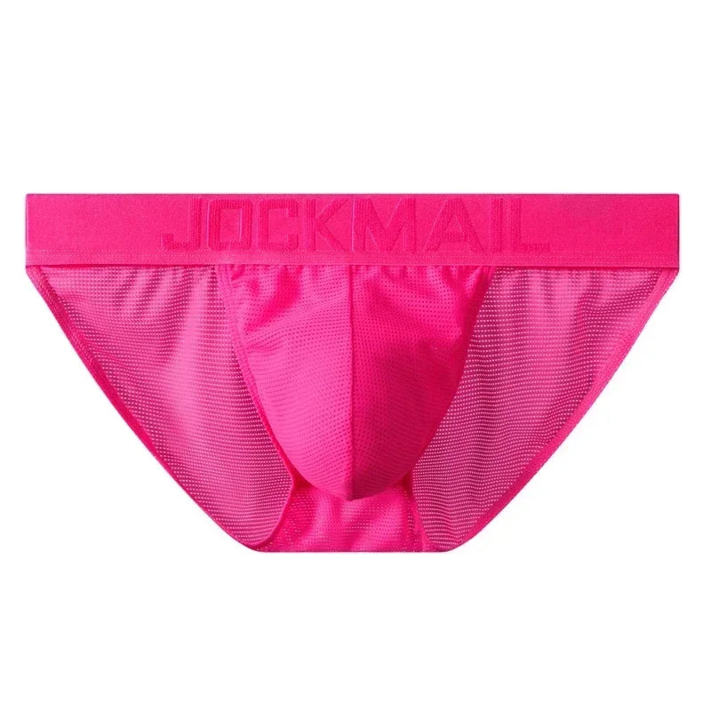 JOCKMAIL Briefs Nylon Mesh Quick Dry SPANDEX