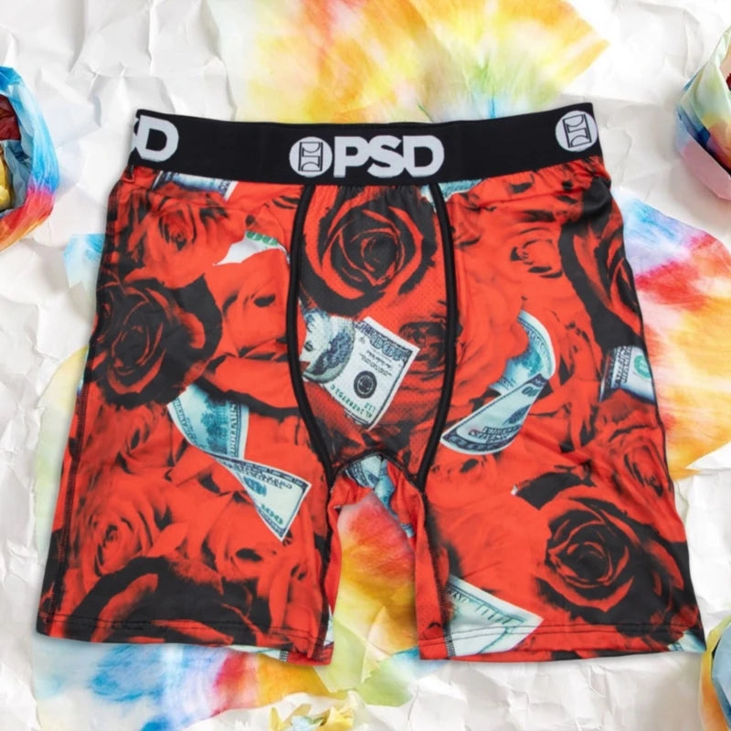 Breathable Printed Men's Boxer Briefs