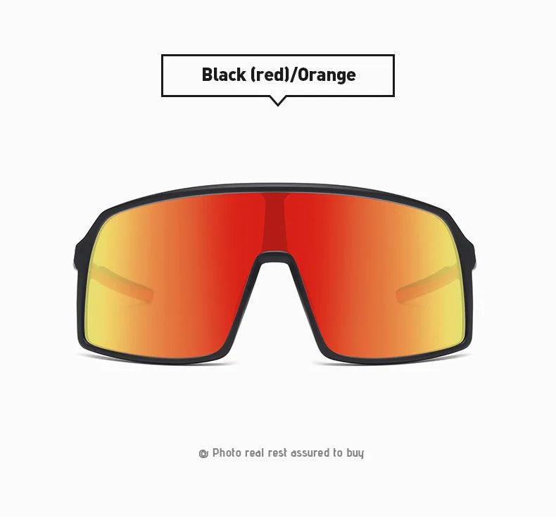 MTB Polarized Large Frame UV400 Polarized Sports Cycling Bike Glasses Men Women TR90 MTB Baseball Running Fishing Sunglasses