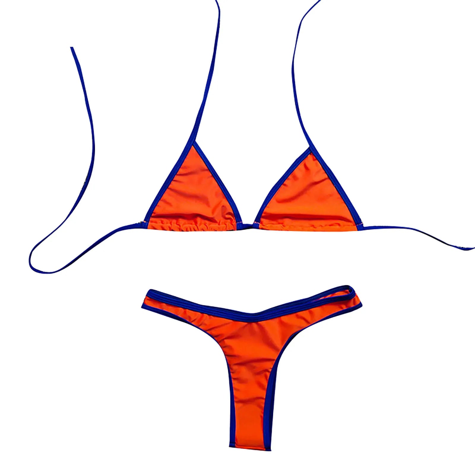 Contrasting Colors Sexy Micro Bikini Swimsuit 2025 Swimwear Thong Bikini Sets Brazilian Bathing Suit Beach Wear Biquini