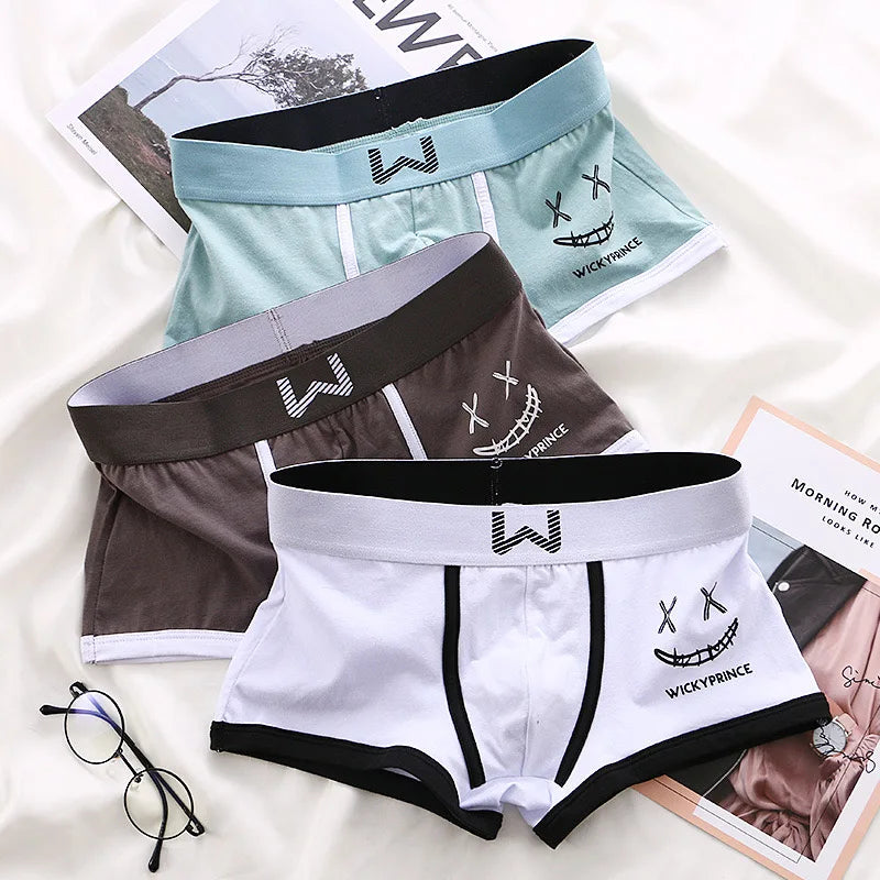 3-Piece Cotton Boxer Shorts Set