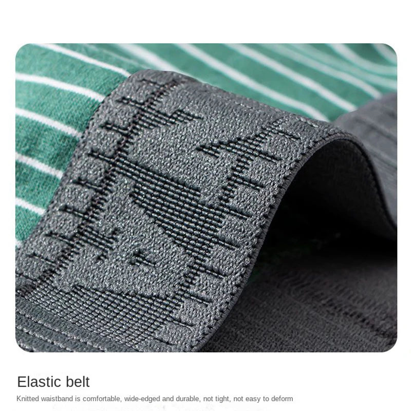 Men's Cotton Striped Boxer Shorts