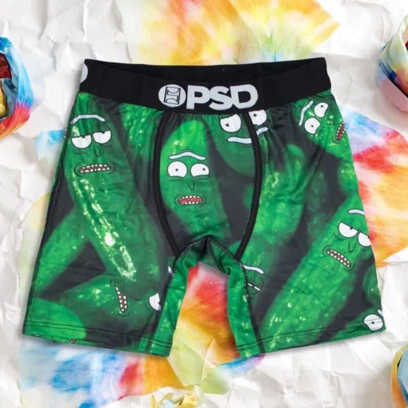 Breathable Printed Men's Boxer Briefs