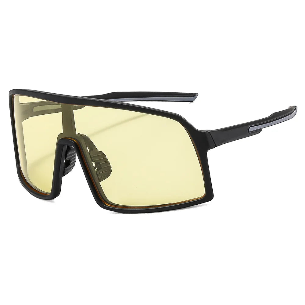 MTB Polarized Large Frame UV400 Polarized Sports Cycling Bike Glasses Men Women TR90 MTB Baseball Running Fishing Sunglasses