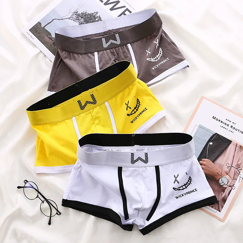 3-Piece Cotton Boxer Shorts Set
