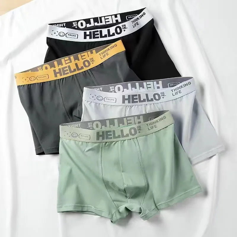 4-Piece Cotton Boxer Shorts Set
