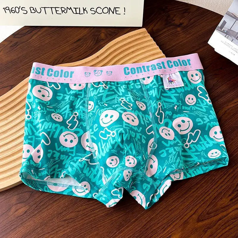 Summer Thin Men's Bulge Pouch Mens Boxers Seamless Breathable Comfortable Mid Waist