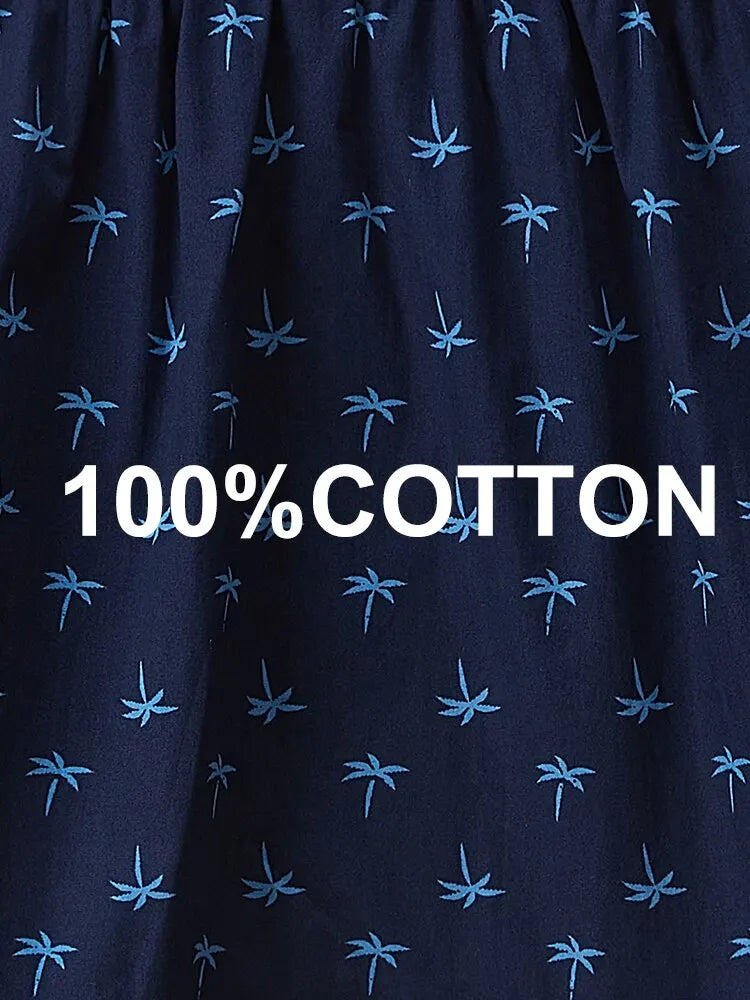 Pure Cotton Men's Boxer Shorts