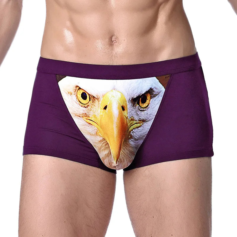 Men's 3D Printed Modal Boxers