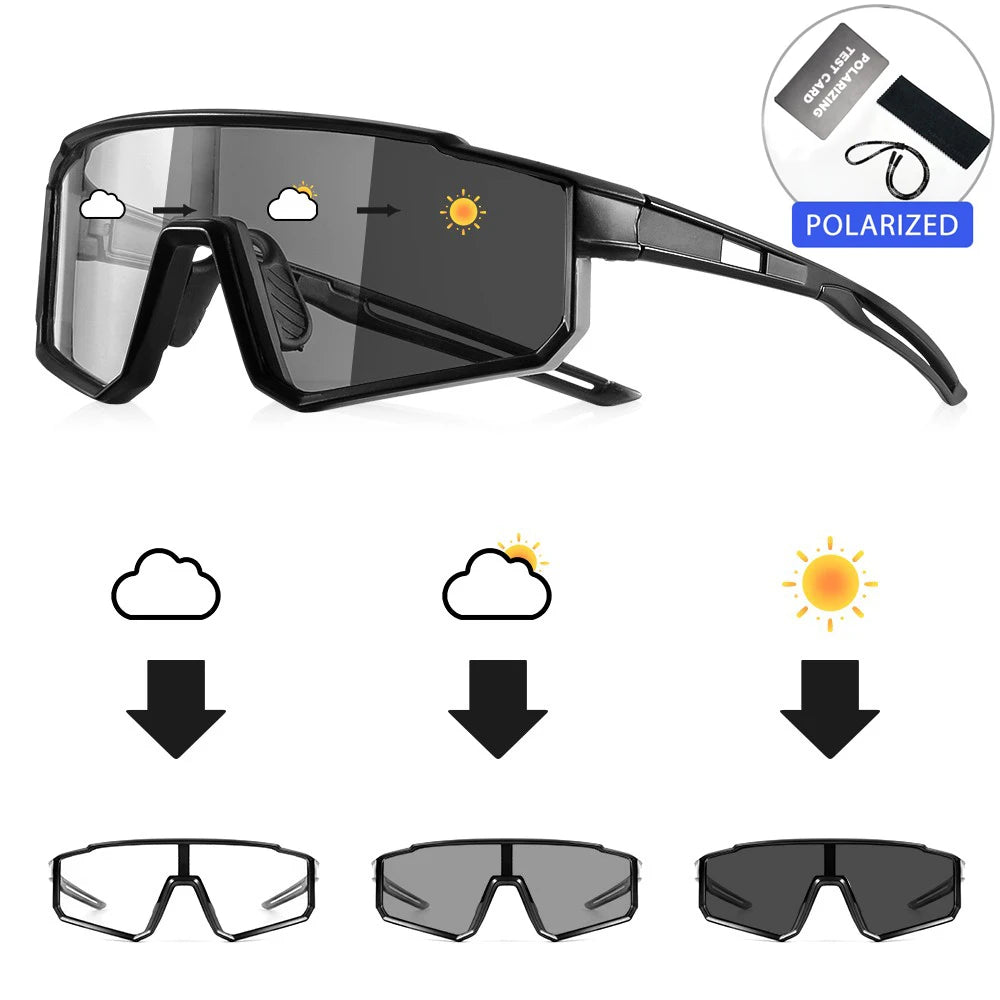 AOFLY Polarized Sunglasses Men Lightweight Frame Anti Glare Driving Fishing Golf Outdoors Photochromic Sun Glasses Male Women