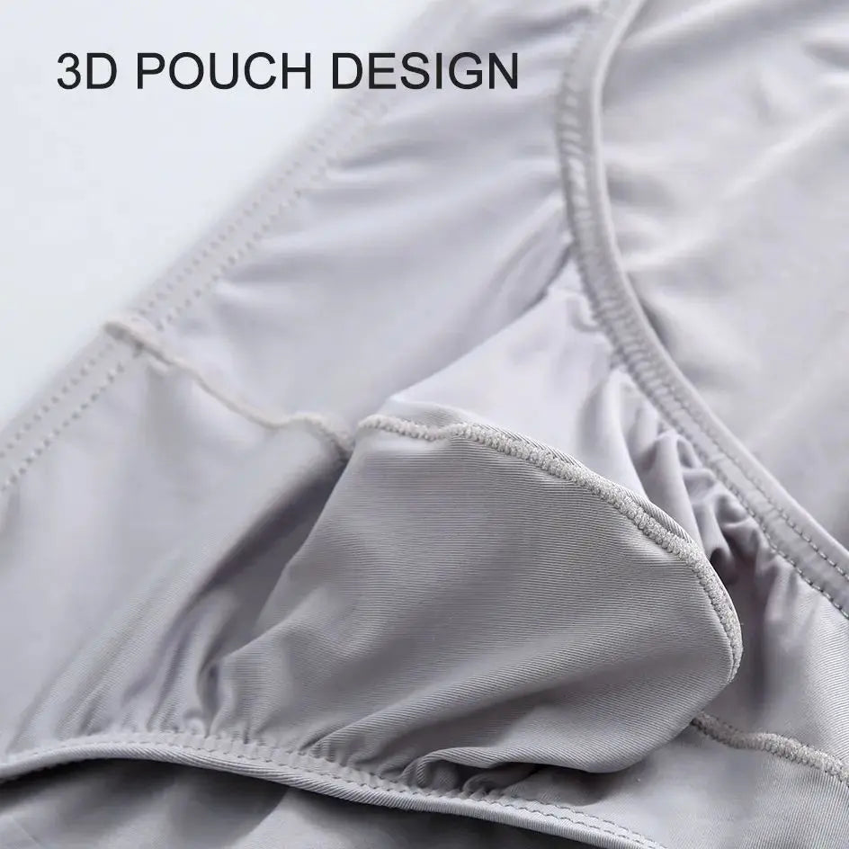 3-Piece Silk Men’s Briefs Set