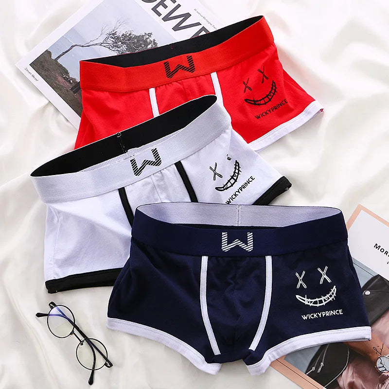 3-Piece Cotton Boxer Shorts Set