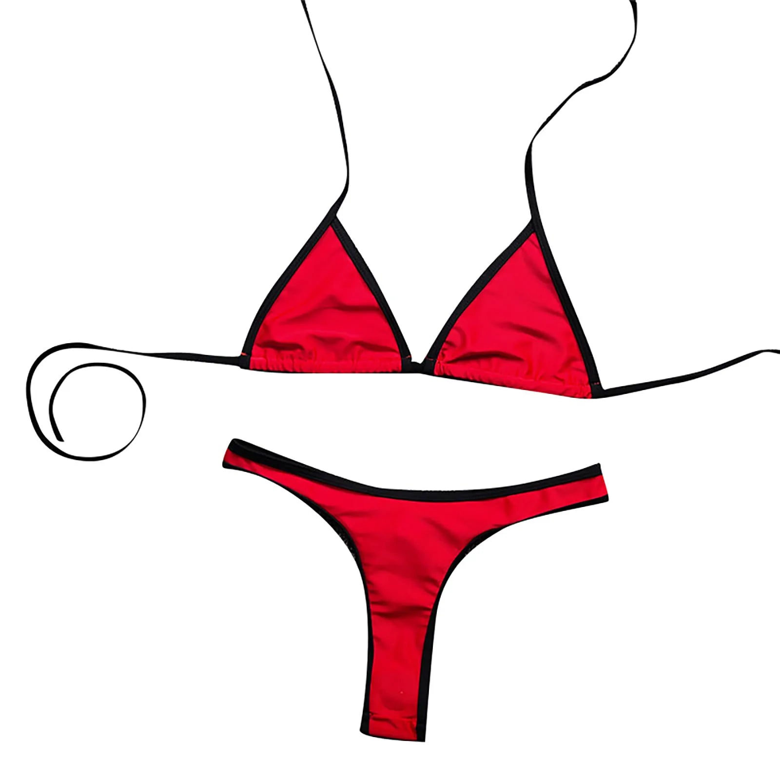 Contrasting Colors Sexy Micro Bikini Swimsuit 2025 Swimwear Thong Bikini Sets Brazilian Bathing Suit Beach Wear Biquini