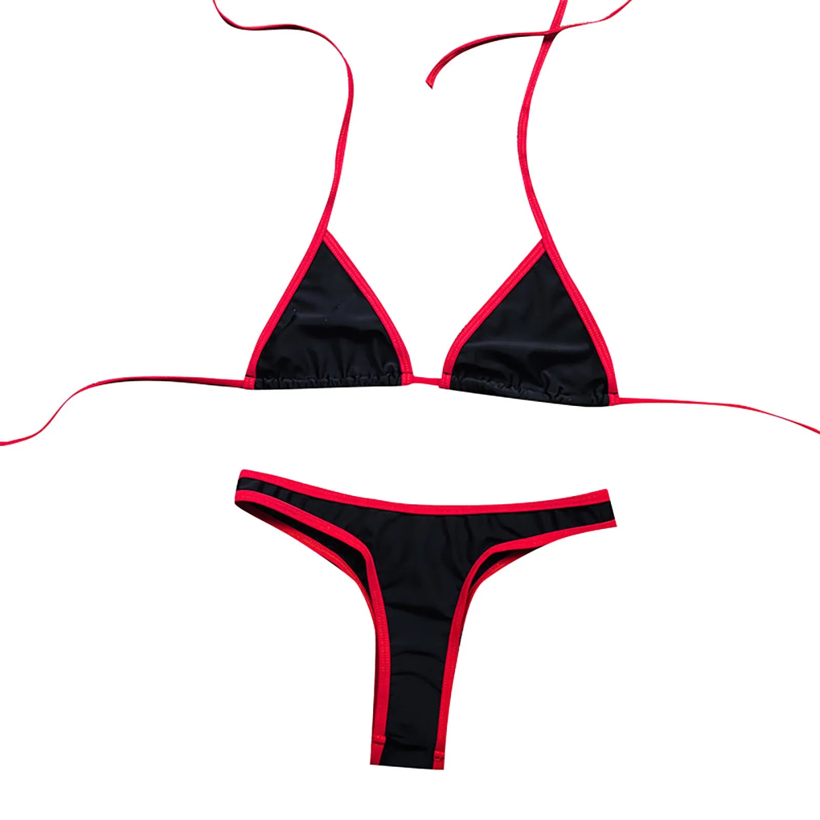 Contrasting Colors Sexy Micro Bikini Swimsuit 2025 Swimwear Thong Bikini Sets Brazilian Bathing Suit Beach Wear Biquini