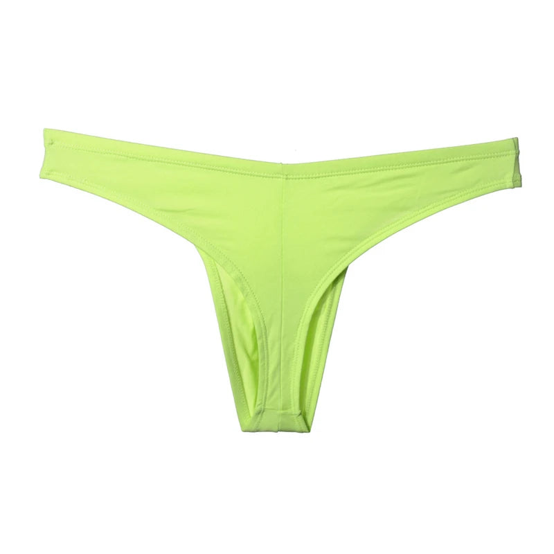 Sexy Tanga hombre Low waisted g-string cotton string sports men thong U-convex large space tangas seamless gay underwear men new
