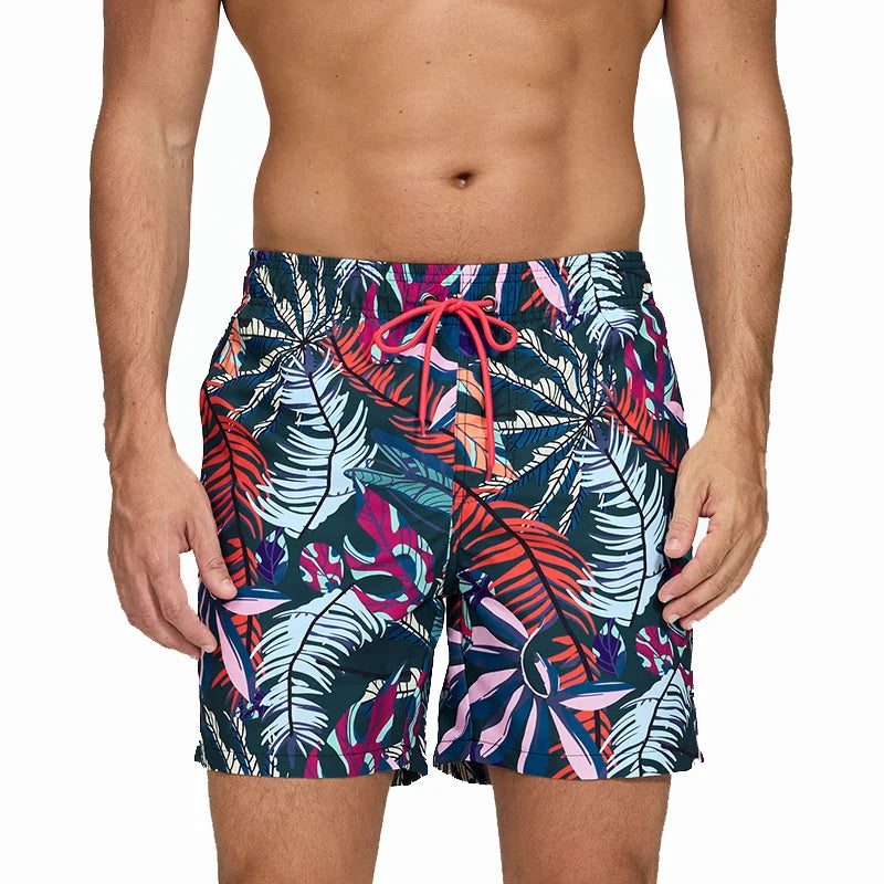 Escatch Brand Summer Fashion Polyester Quick Dry Swim Trunks