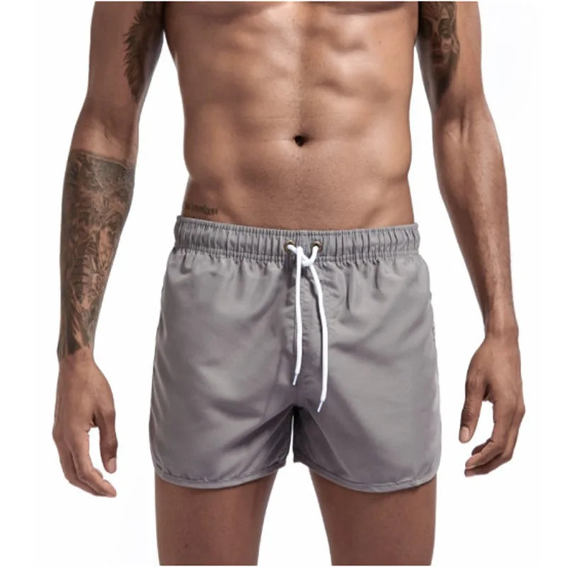 Men's Swimming Shorts Quick Drying Beach Cool Swim Trunks Men Swimsuit Sports Breathable Surf Bottom for Men Summer
