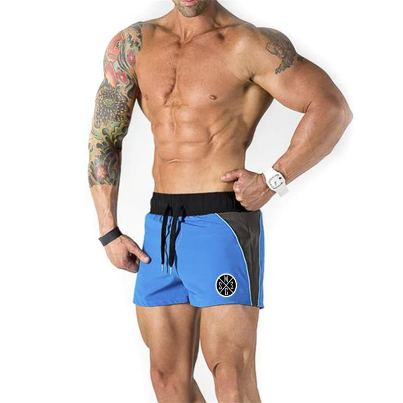 Hot Selling Running Sweatpants Gym Bodybuilding Fitness Shorts Summer Breathable Quick Dry Short Pants Men's Casual Beach Shorts