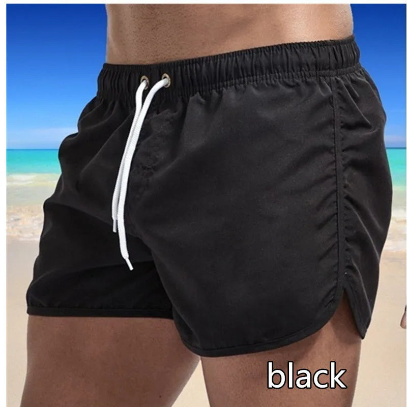Men's Swimming Shorts Quick Drying Beach Cool Swim Trunks Men Swimsuit Sports Breathable Surf Bottom for Men Summer