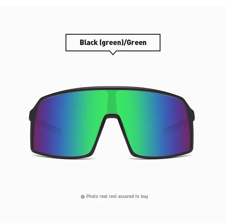 MTB Polarized Large Frame UV400 Polarized Sports Cycling Bike Glasses Men Women TR90 MTB Baseball Running Fishing Sunglasses