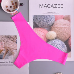3pcs Seamless Ice Silk Panties
