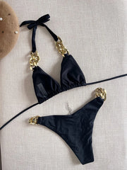 Sexy Push-Up Triangle Bikini Set
